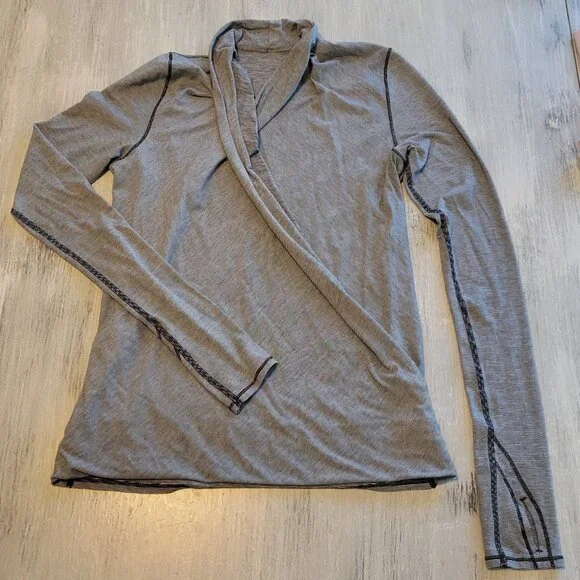 Lululemon Radiant Long Sleeve Wee Stripe Pima Cotton - Picture 3 of 6
